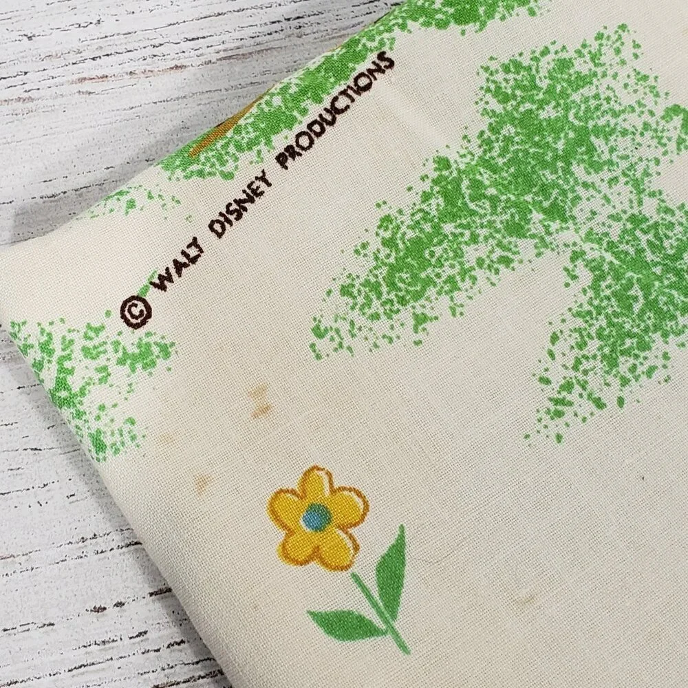 Vintage Disney Winnie the Pooh Curtain Panels